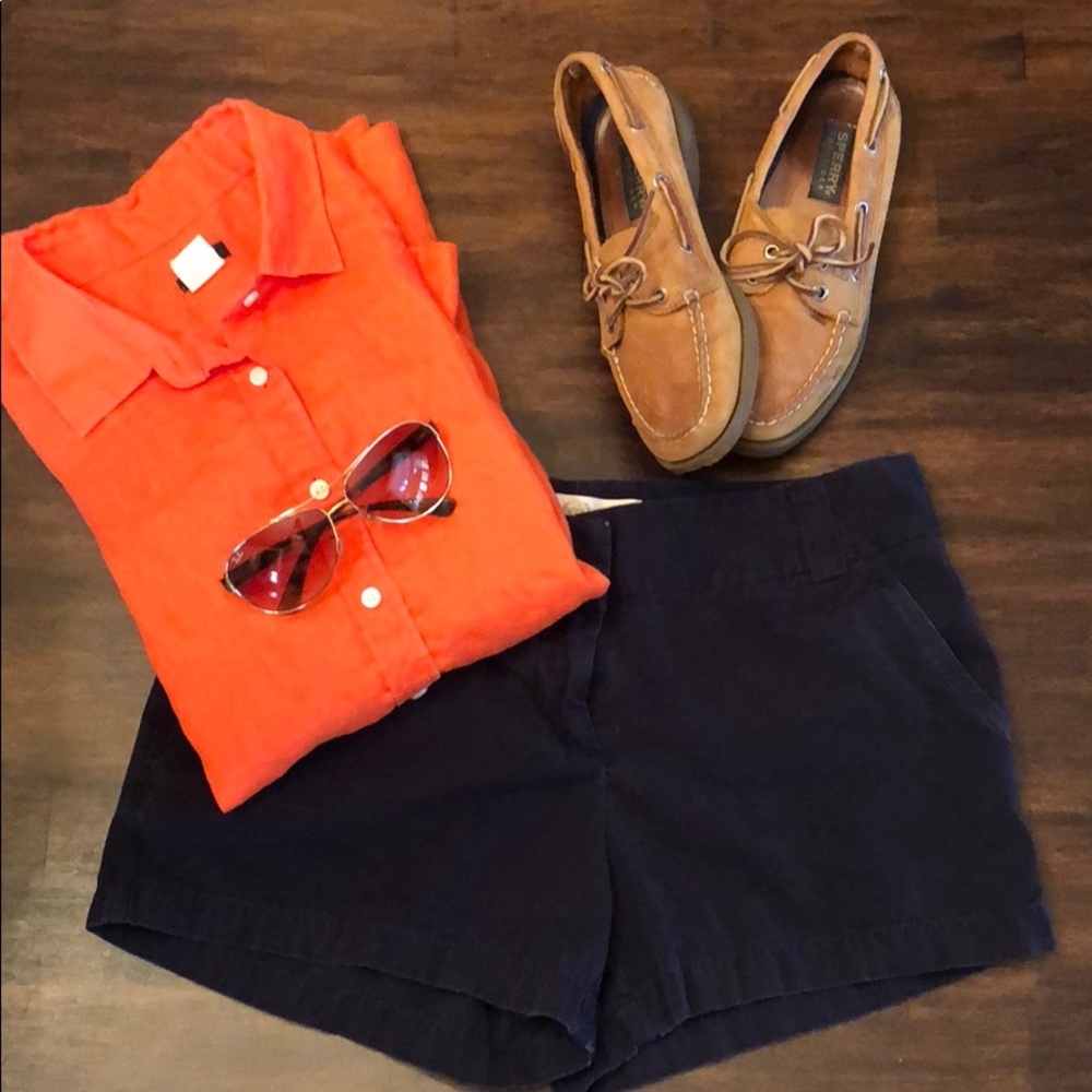 JCrew Factory Classic Twill Chino Shorts
